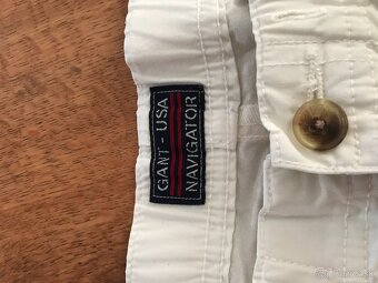 NOVÉ GANT originál snehobiele pánske capri nohavice XL - 3
