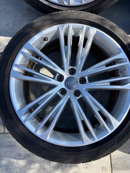 ✅ 5x112 r20 Audi original krasne disky - 3