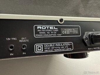 Predam audiofilský tuner Rotel RT-02 - 3