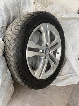 Mercedes original disky + zimne pneu Bridgestone R18 235/50 - 3