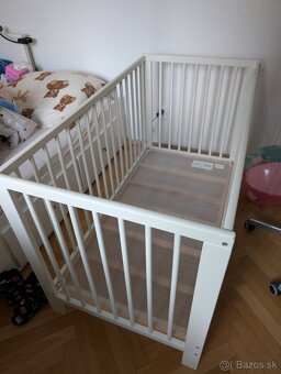 Detska postielka IKEA Gulliver a Segum matrac - 3