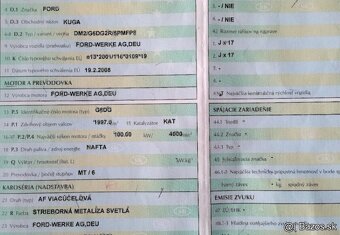 Ford Kuga 2.0 TDCI 2008 predám MOTOR G6DG  motor RH02 Citreo - 3