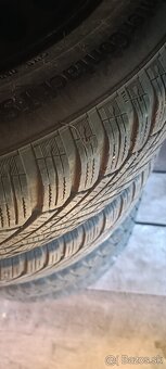 Predám zimné komplety Continental 195/65/15 - 3