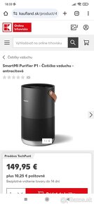 2x Čistička vzduchu smartmi P1 antracit - 3