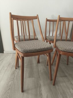 Set 4 art deco stoliciek - 3