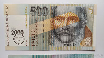 Bimilénium 500, 200 , 50 a 20Sk - 3