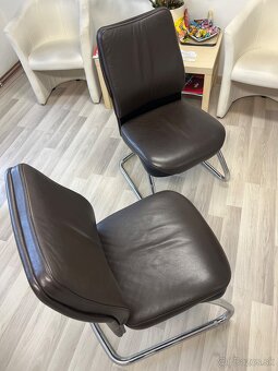 PREDÁM 2 hnedé stoličky - 3