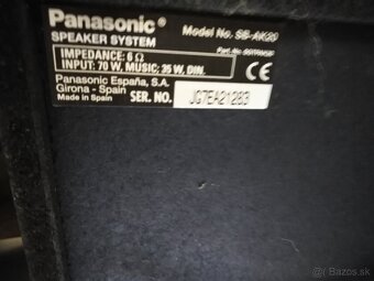Repro SB-AK20 + Panasonic SA-AK20 - 3