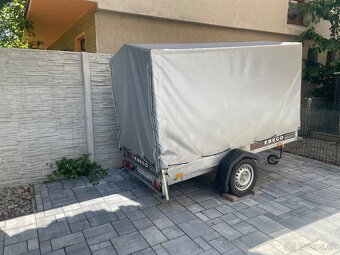 Predám EBECO NB2.5 nebrzdený s konštrukciou a plachtou 150cm - 3