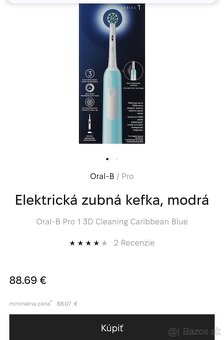 Oral B pro series 1 elektrická zubná kefka NOVÁ - 3