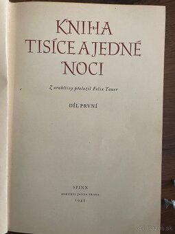 Kniha Tisíce a Jedné Noci - dil prvni - 3