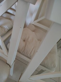 Stoličky IKEA Ingolf s podsedákmi 4ks - 3