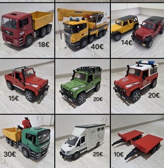 Bruder modely aut - 3