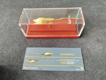 zlato striebro minca proof Harry Potter nimbus 2000 3D - 3