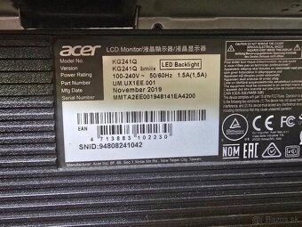 Play Station 5, 2x dual sense, monitor Acer - 3