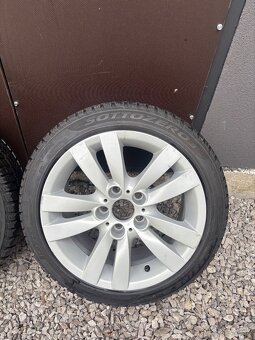 BMW disky 5x120 r17 pneu 225/45 r17 zimné - 3