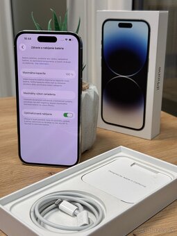 Apple iPhone 14 Pro 128GB - ZÁRUKA / NOVÁ BATÉRIA - 3