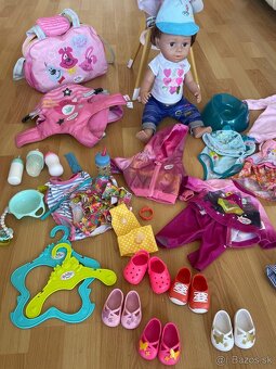 2 Bábiky babyborn, kočík a príslušenstvo - 3
