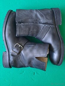 Dámske kožené čižmy nízke 37 - 3