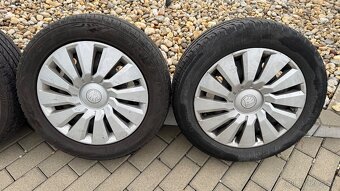 Predám plechové disky na letných pneumatikach - 3