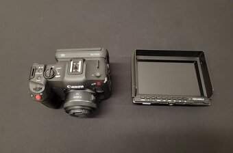 Canon C70 + RF 50mm f1.8 + Monitor - 3