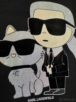 Šaty Karl Lagerfeld čierne - 3