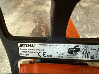 Predam motorovu pilu Stihl MS 180 - 3