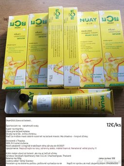 Thajská Masť originál MUAY TAHI krém 100g - 3
