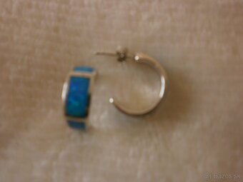 strieborné náušnice - 3