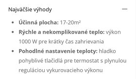 Olejový radiátor - nový - 3