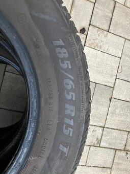 Predám pneumatiky 185/65/R15 na disky 4x100 s letné - 3