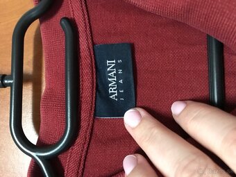 ARMANI originál pánske tehlové/polotricko L/XL - 3