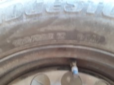 Pneumatiky 195/65 R 15 91 H s novými plechovými diskami - 3