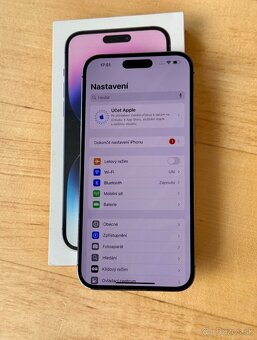 iPhone 14 Pro Max Deep Purple BATERIE 100% TOP - 3