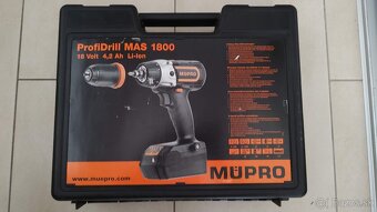 Profi náradie, výkonný Aku skrutkovač ProfiDrill MAS 1800 - 3