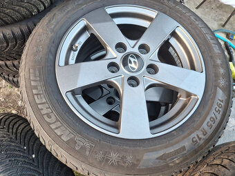 hliníkové disky hyundai 15" 5x114,3 aj pneu 195/65 r15 - 3