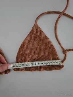 Hnede luxusne plavky Lemonky 3 ks - 3