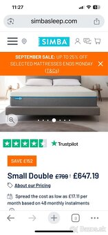 Postel s matracom SIMBA (x2) Cena dohodou - 3