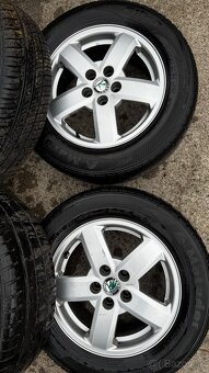 Škoda disky 5x100 r15 195/65 - 3