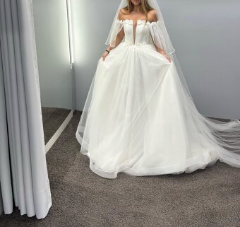 Predám krásne svadobné šaty - 3