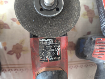 Hilti náradie + rýchlonabijačka 430w/365w + batérie 5.2 ,4ah - 3