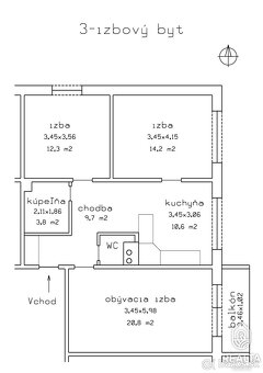 Exkluzívne v REALTE – priestranný 3-izbový byt, Poprad - 3