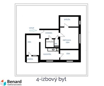 4 IZ. BYT, PREŠOV, MAGURSKÁ, VLASTNÉ KÚRENIE, KLIMATIZÁCIA - 3