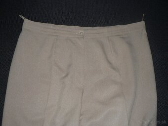dámske béžové nohavice č.46 - 3