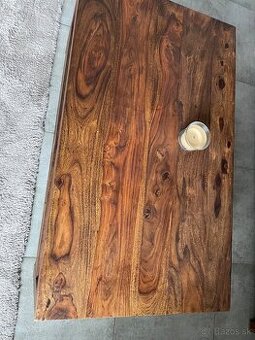 Konferenčný stolík so šuplíkmi 120x70 cm, palisander - 3