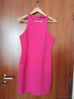ZARA fuchsiove puzdrové šaty - 3