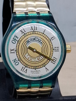 Predám staré funkčné hodinky SWATCH MusiCal SWISS 45 € - 3