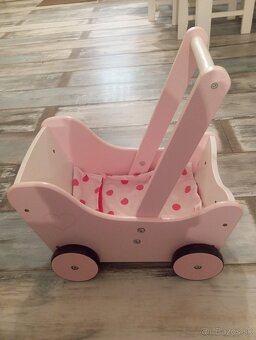 Predám detský drevený kočík - 3