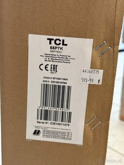 NOVÝ 55 QLED TCL 55P7K + ZÁRUKA - 3