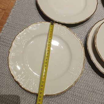 Taniere Thun BERNADOTTE, ivory zlatá linka - 3